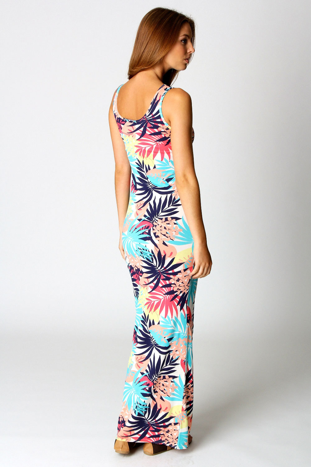 F2320 Print Maxi Dress